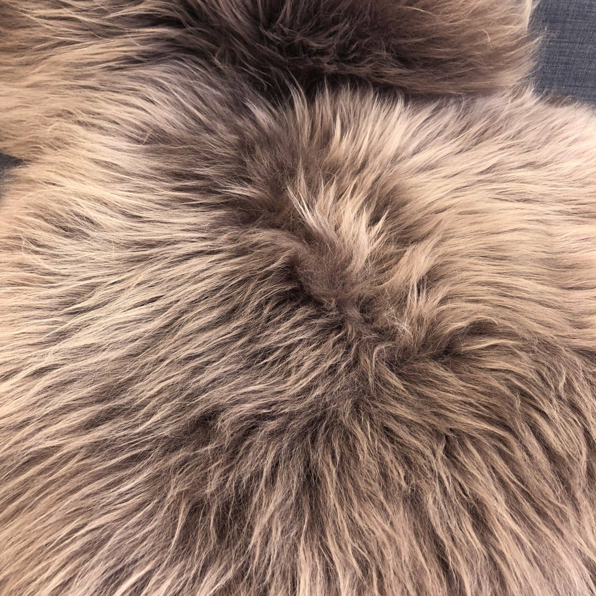 Icelandic Sheepskin Rug Taupe Medium