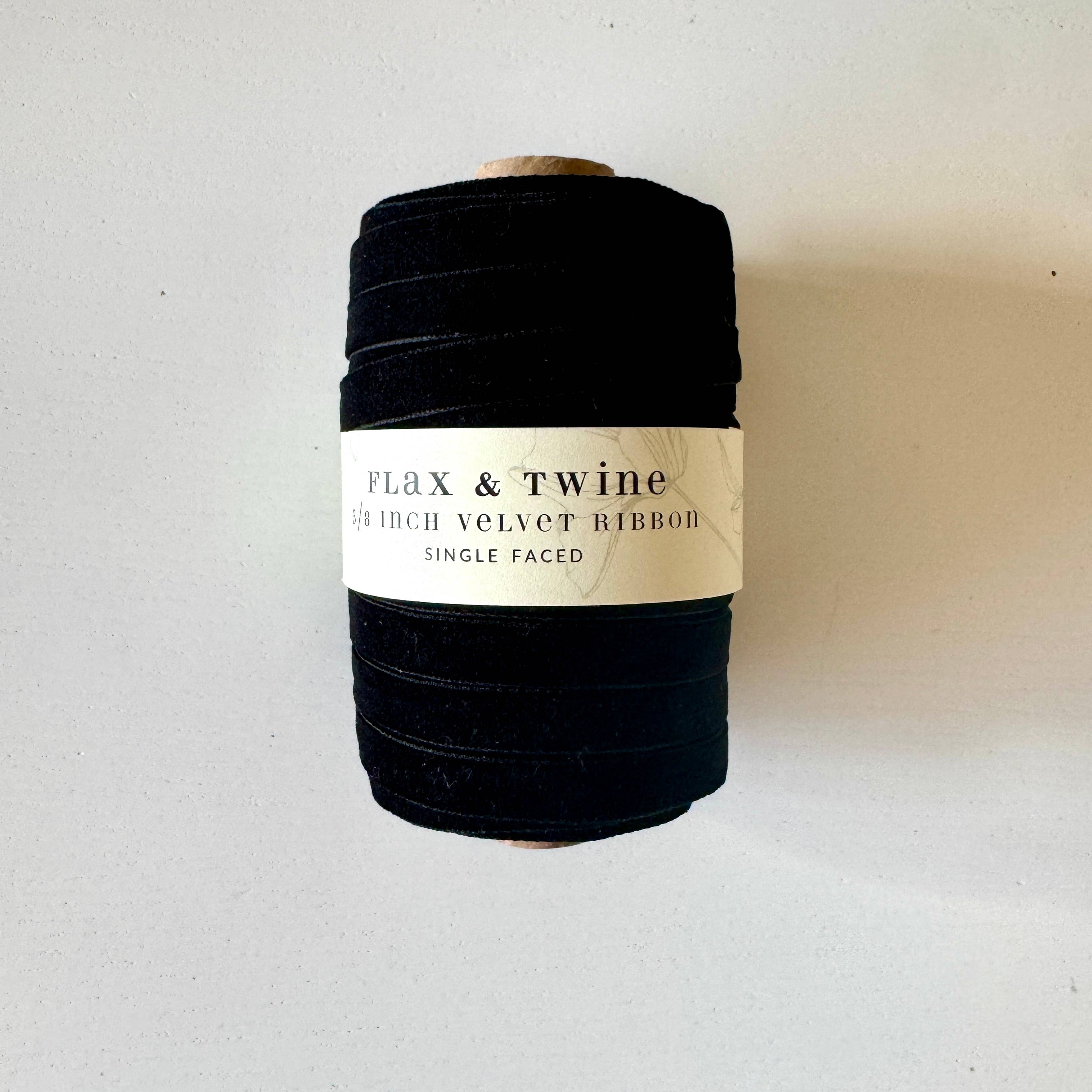 3/8" Velvet Ribbon - 30 yards