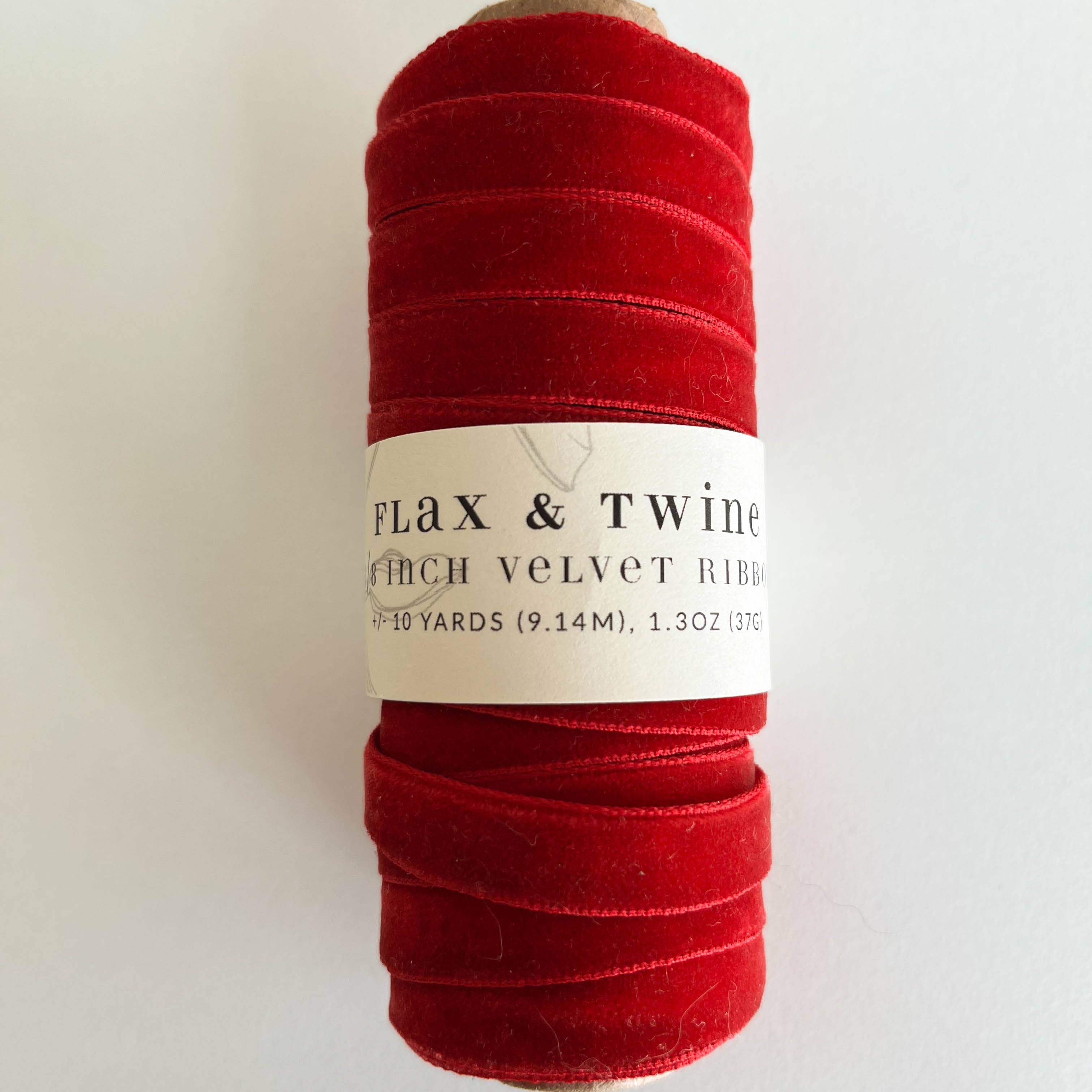 3/8" Velvet Ribbon - 10 Yards