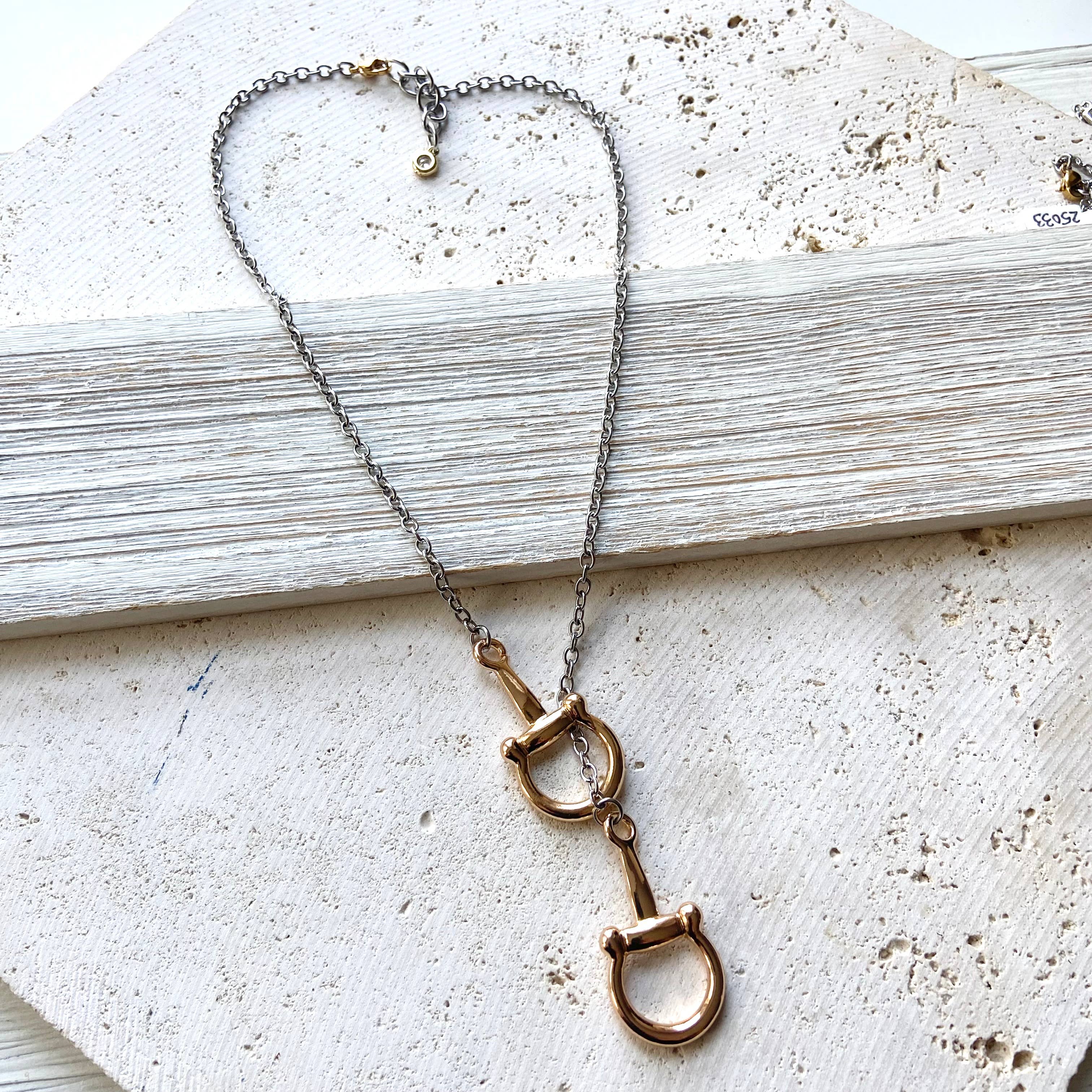 Equestrian Bit Necklace