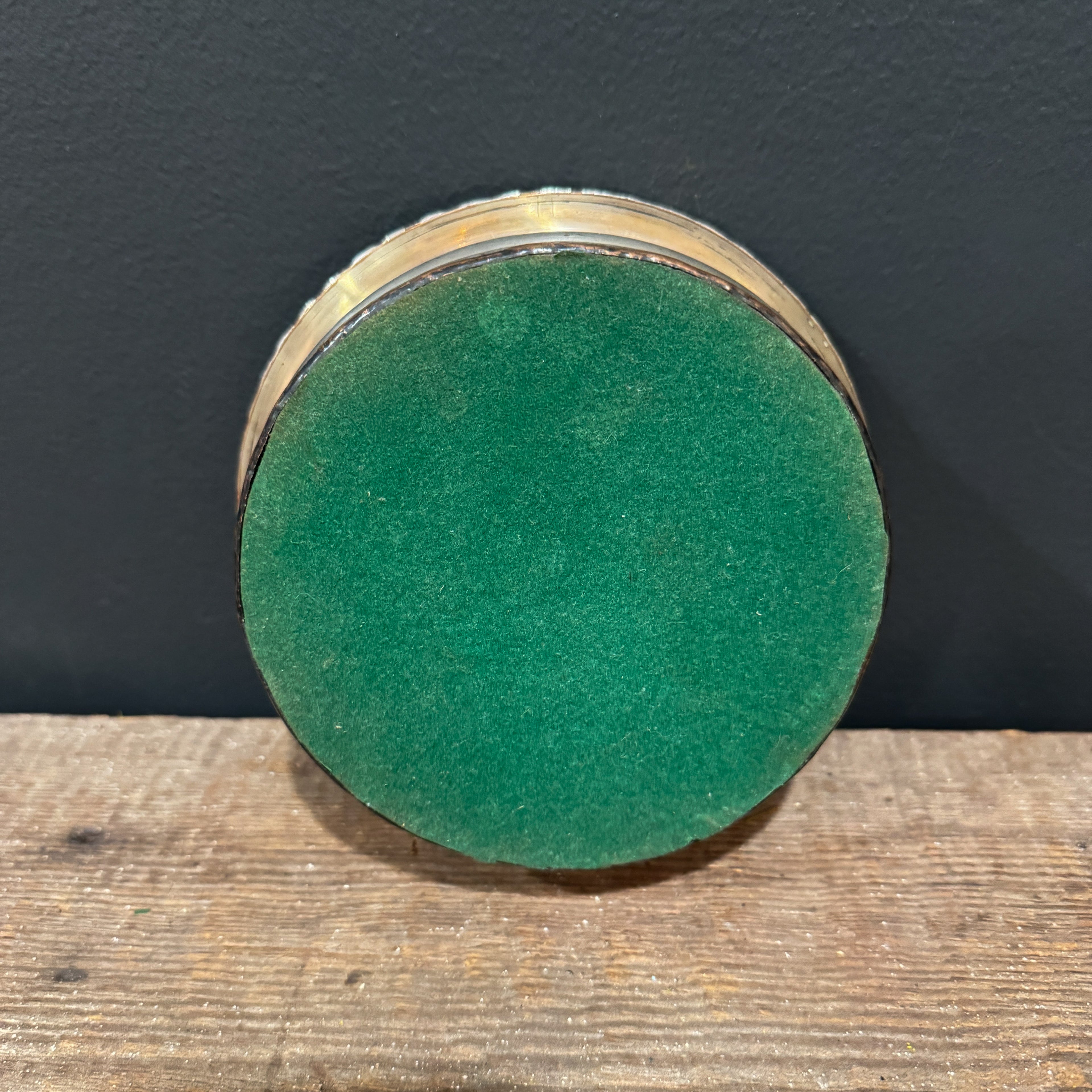 English Silverplate Wine Bottle Coaster