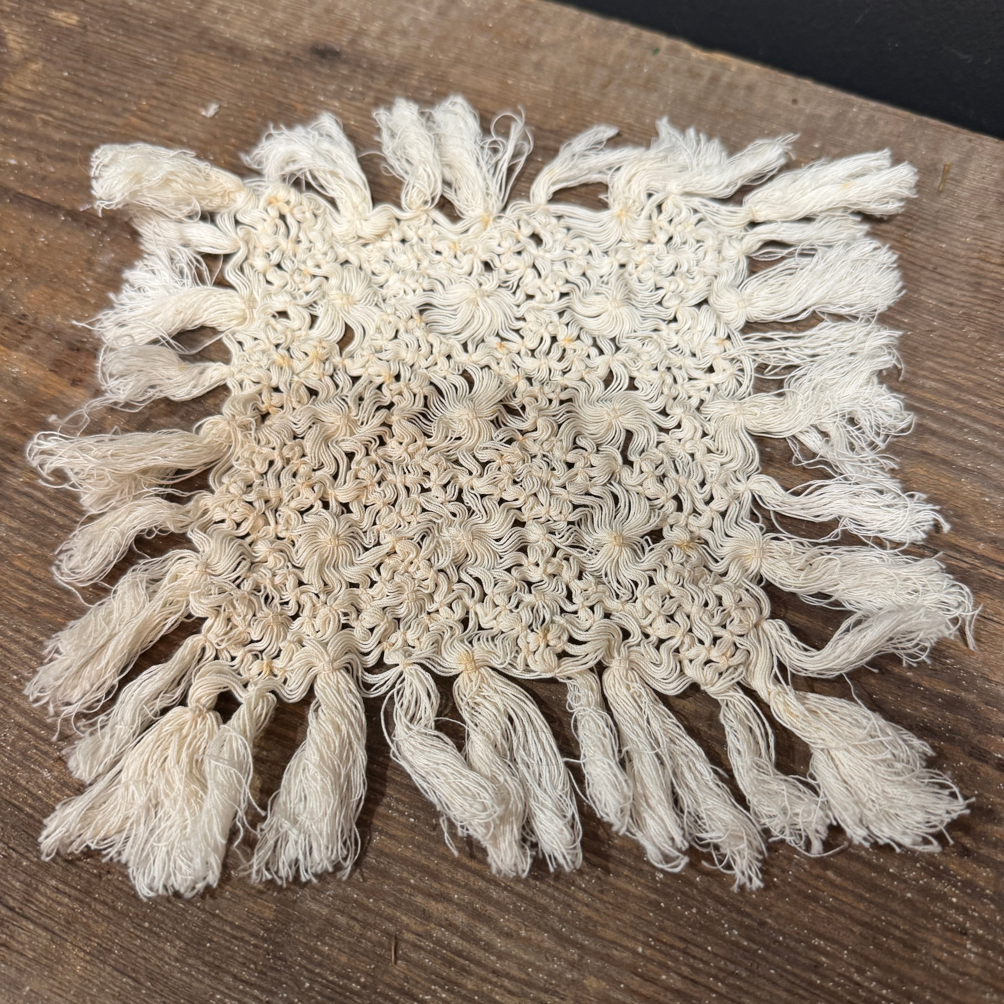 Gorgeous Hand-made Square Doily