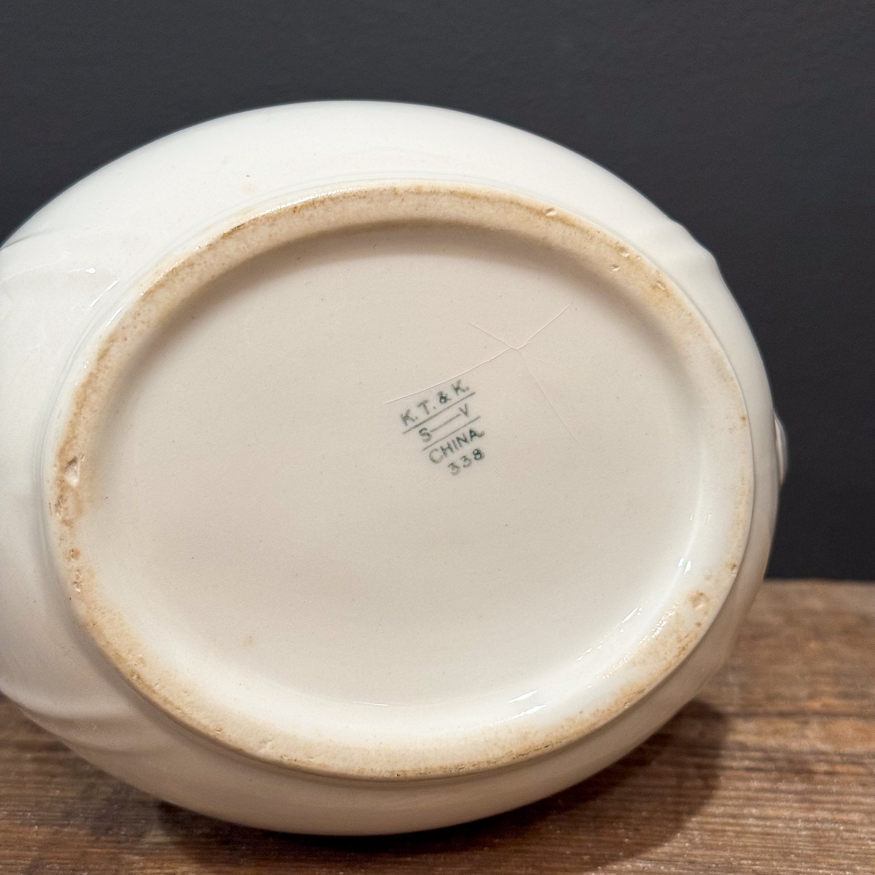 K. T. & K. Ironstone Pitcher