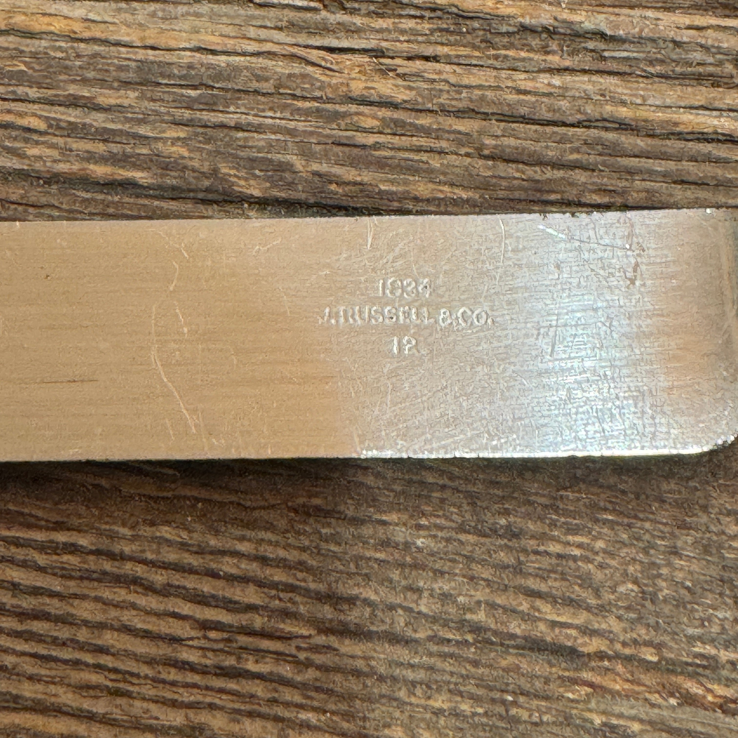 19th Century Mother of Pearl Dinner Knife -6