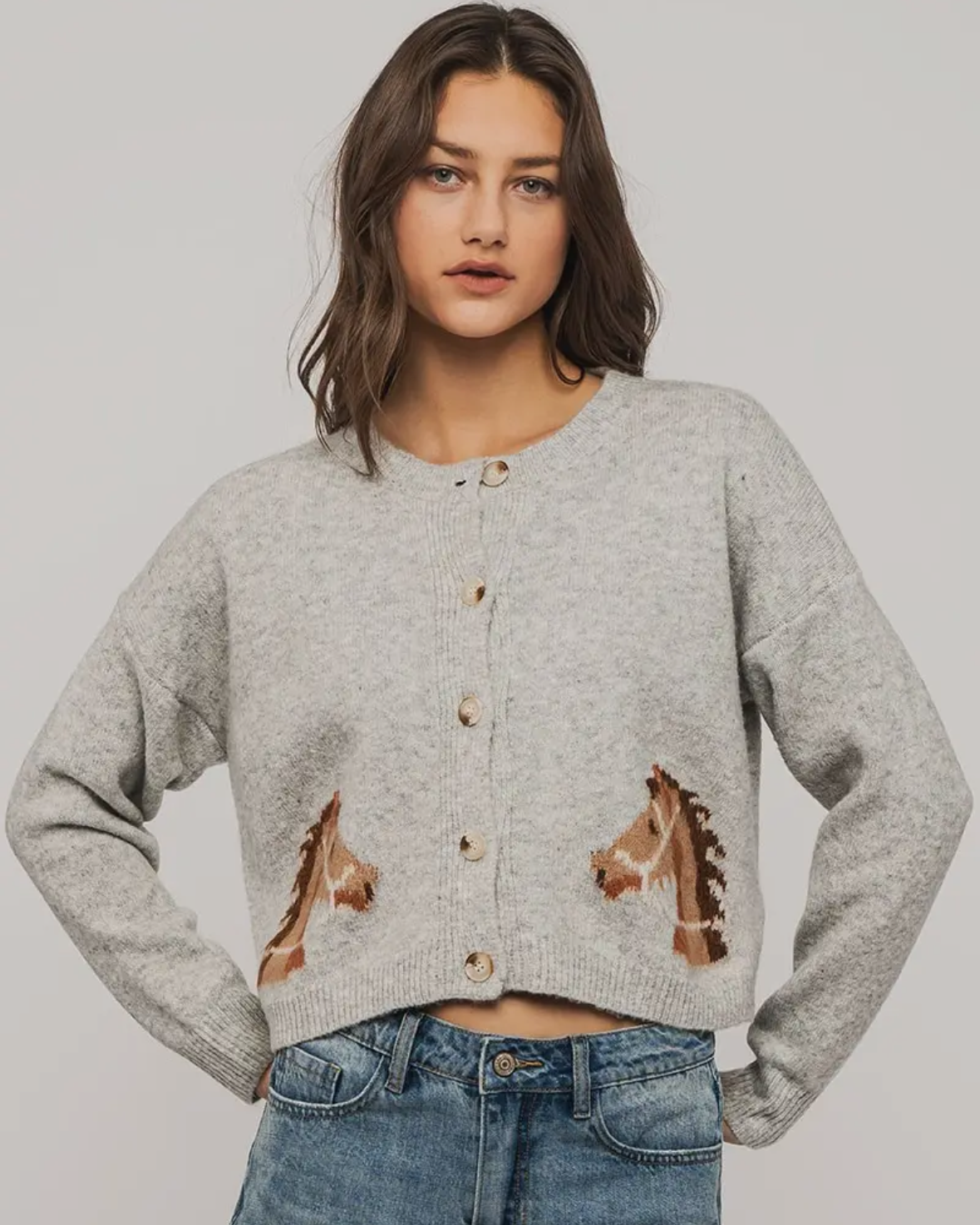 Equestrian Knit Cardigan