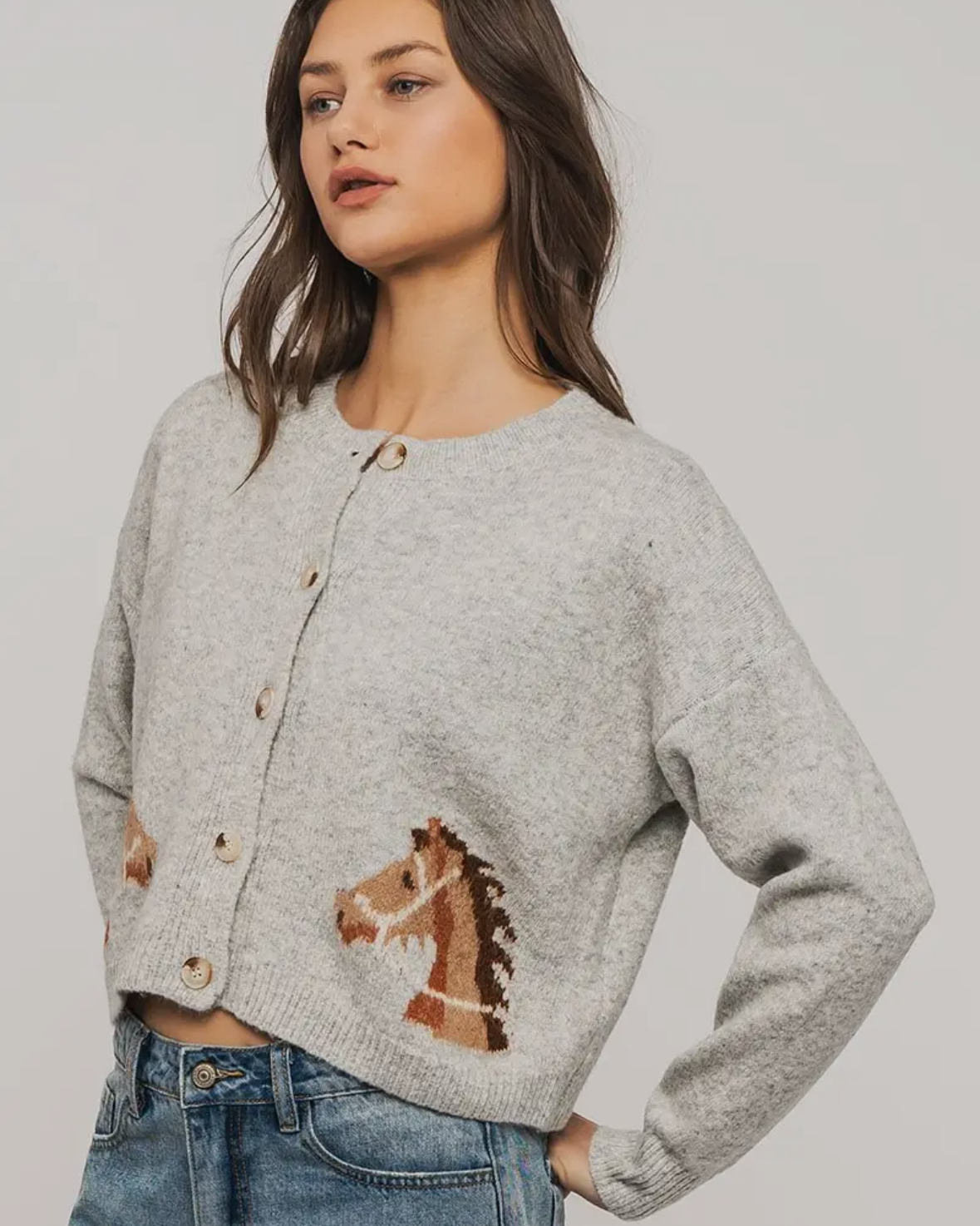 Equestrian Knit Cardigan