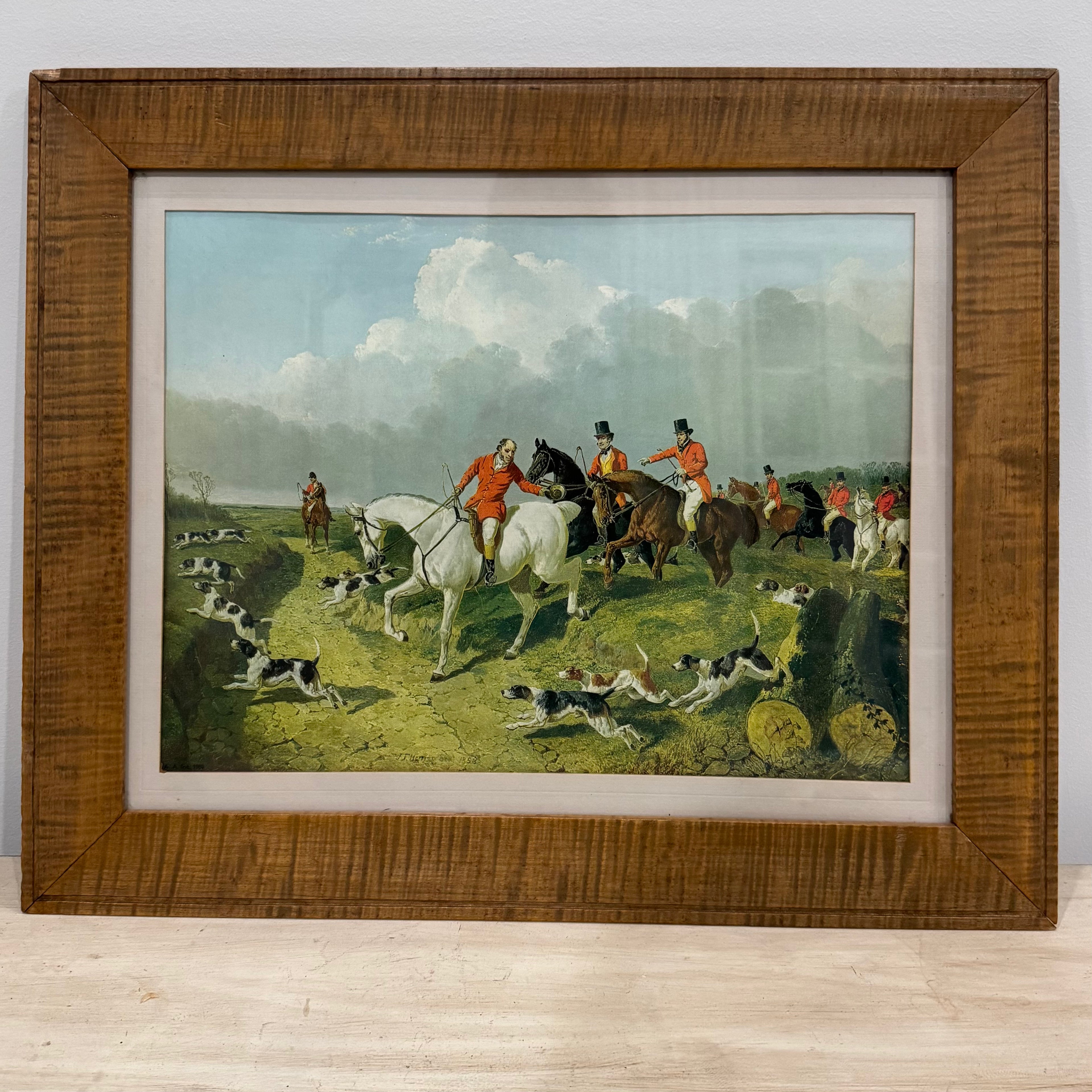 J. F Herring English Fox Hunting Print
