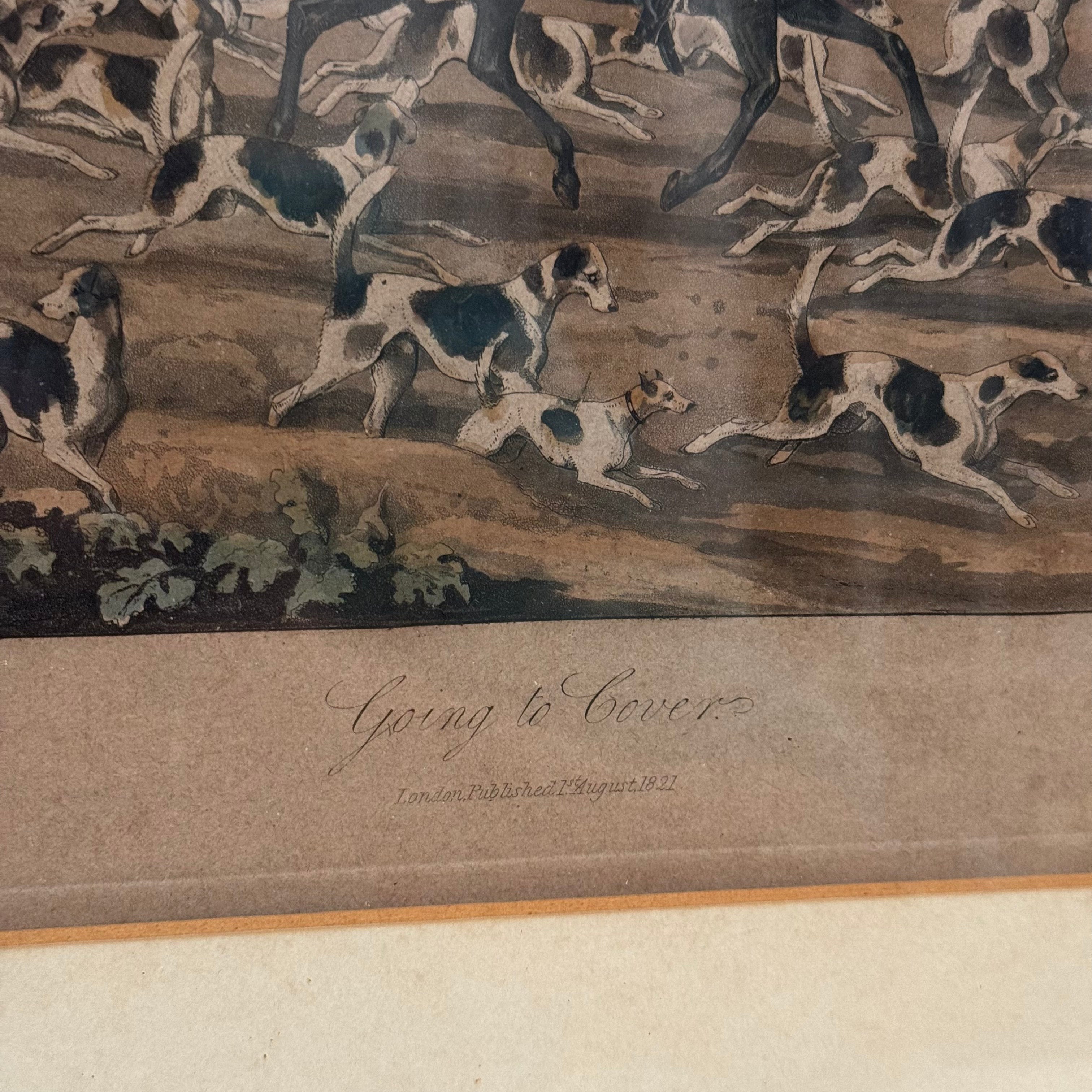 "Going to Cover" Framed