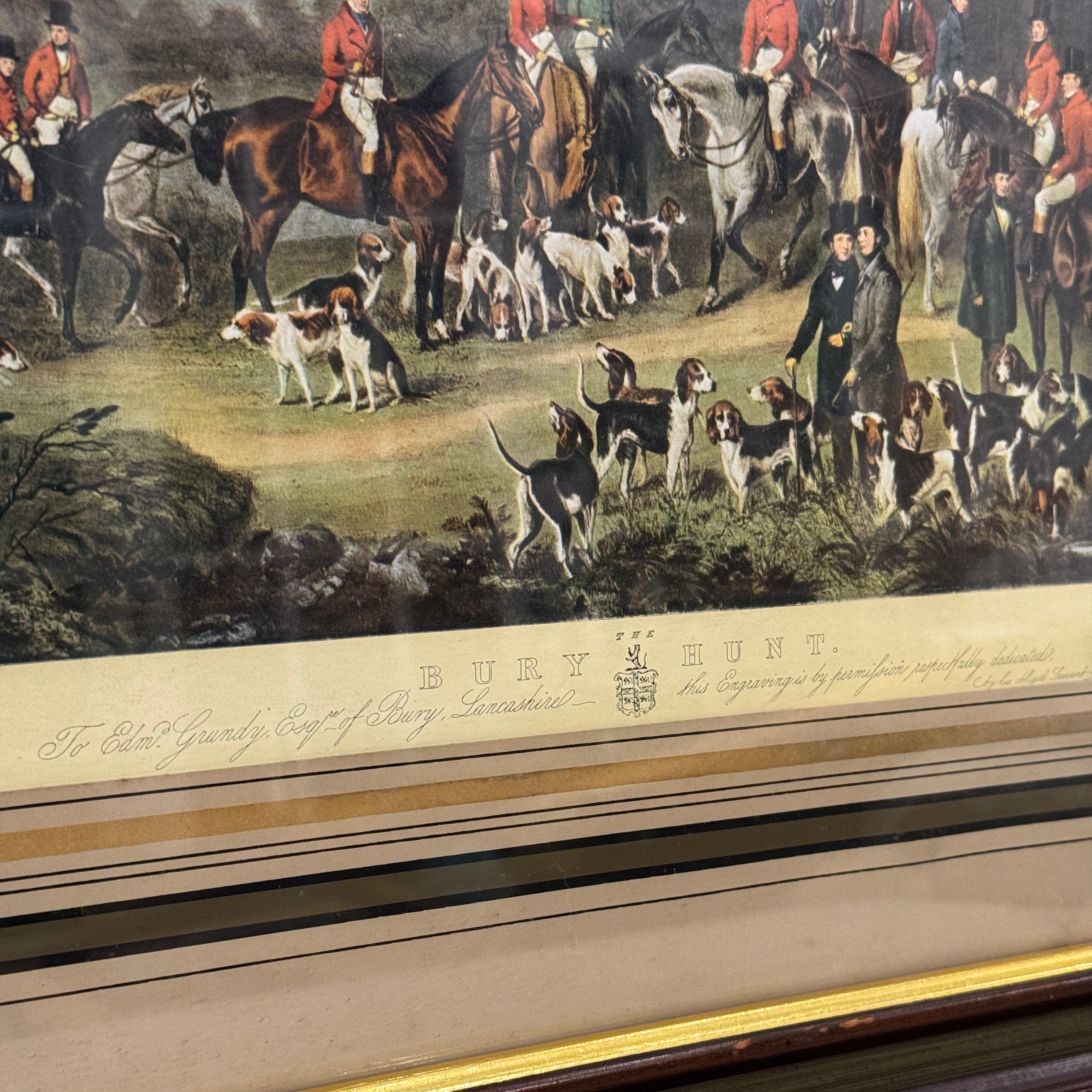 The Bury Hunt Engraving