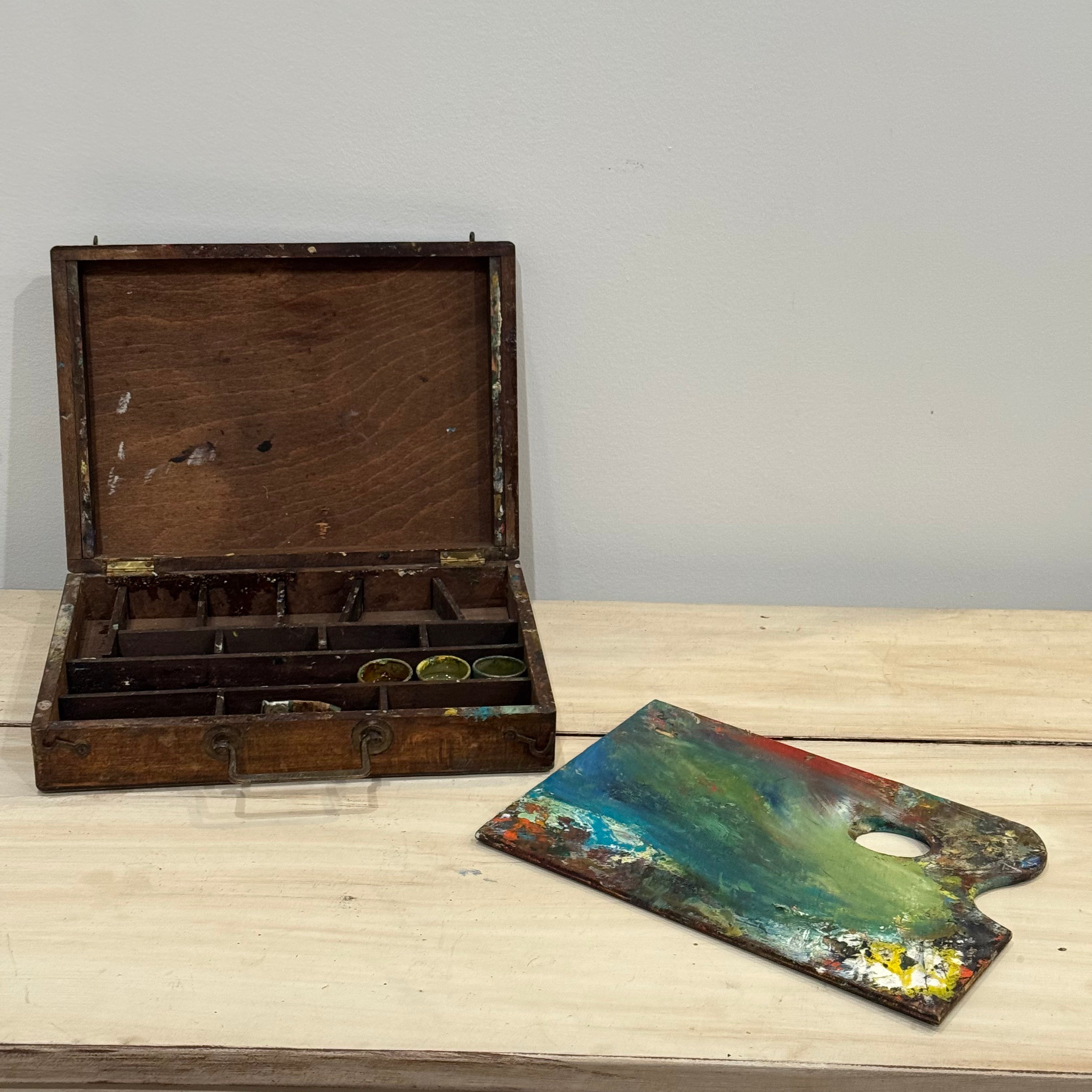 French Antique Artist's Paint Box