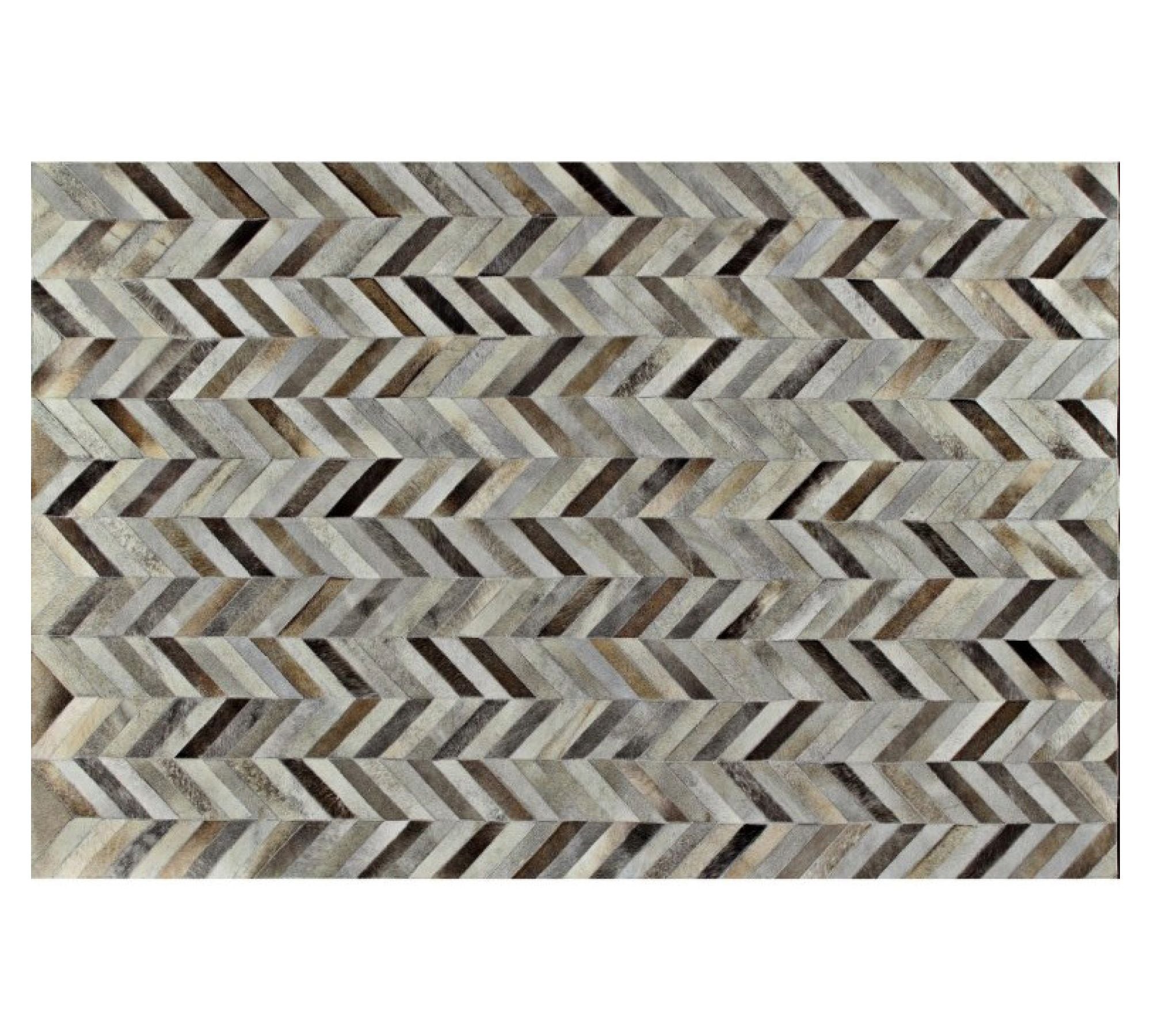 Chevron Cowhide Rug 6' x 8'
