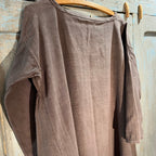 Antique French Chemise, Artist Reworked