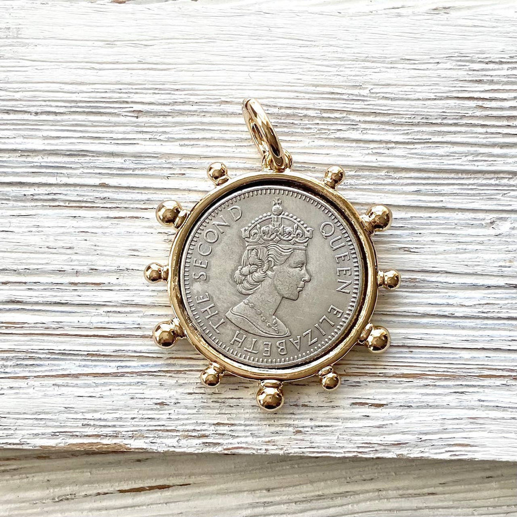 French Medallion Necklace