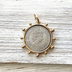 French Medallion Necklace
