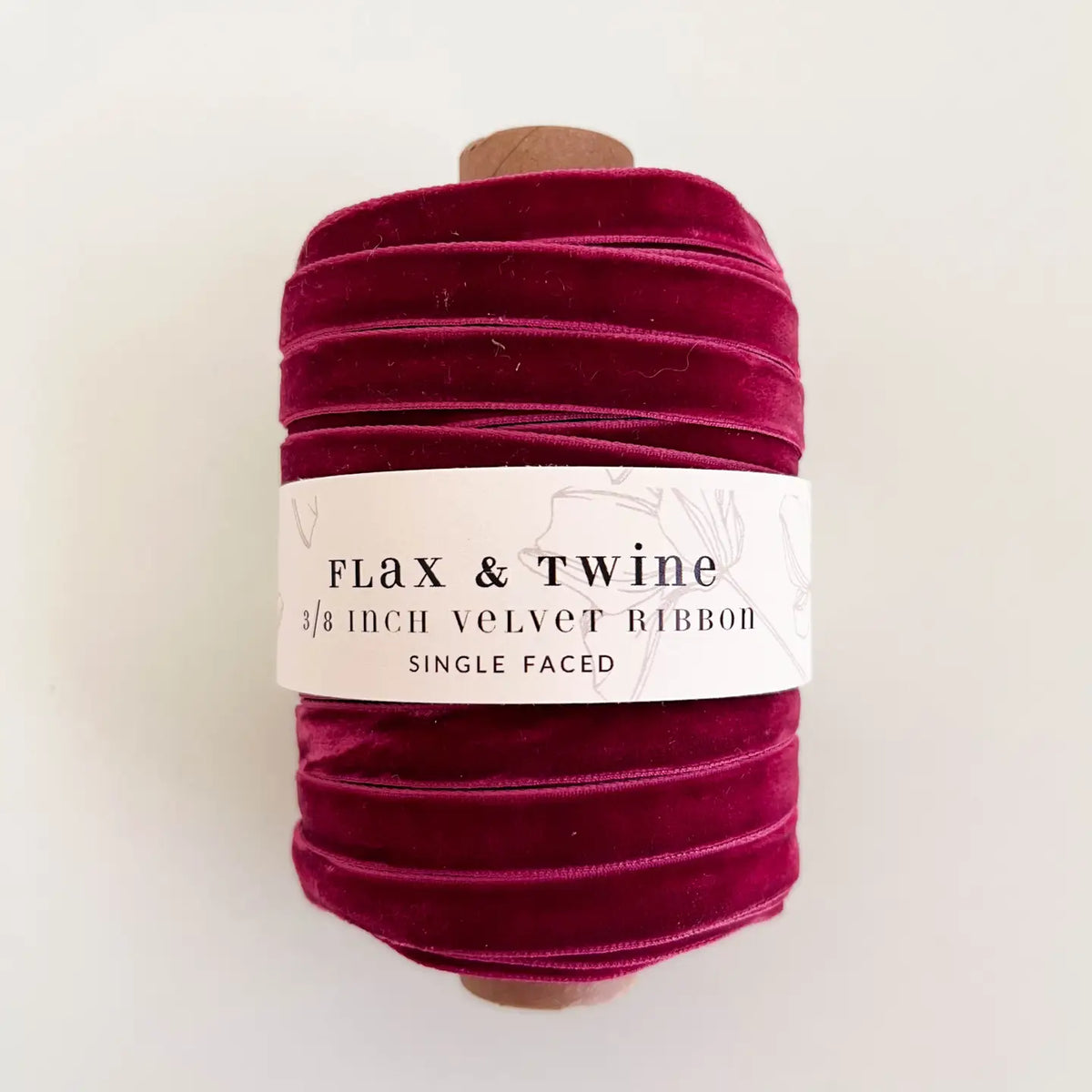 3/8" Velvet Ribbon - 30 yards