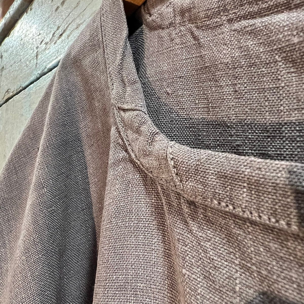 Antique French Chemise, Artist Reworked