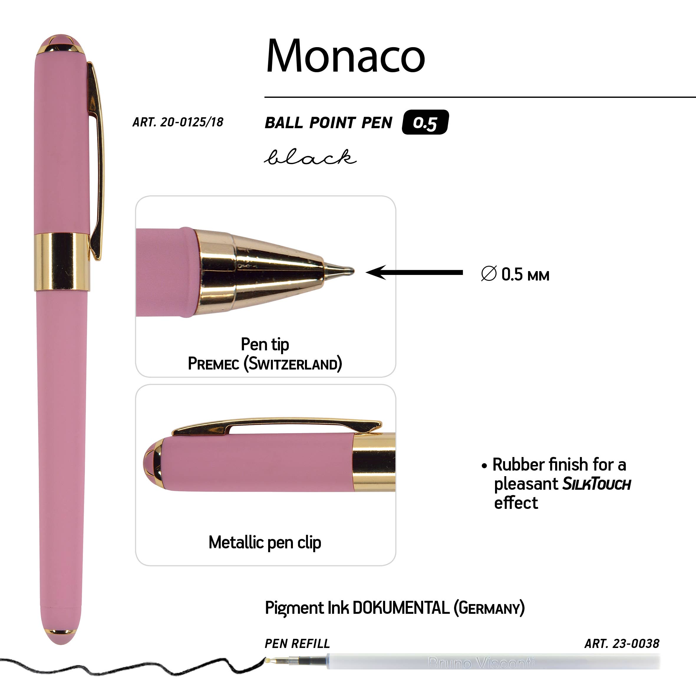 Monaco - Pink Pen