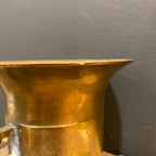 Antique Brass Mortar & Double-Ended Pestle