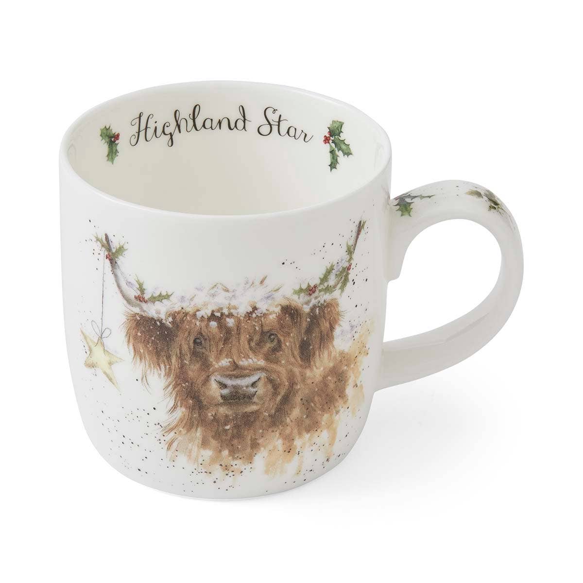 RW-Wrendale Designs HIGHLAND STAR (COW) MUG 11OZ.