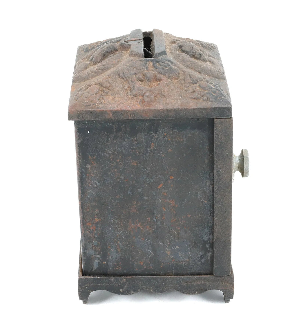Antique  Iron Coin Depositor Bank