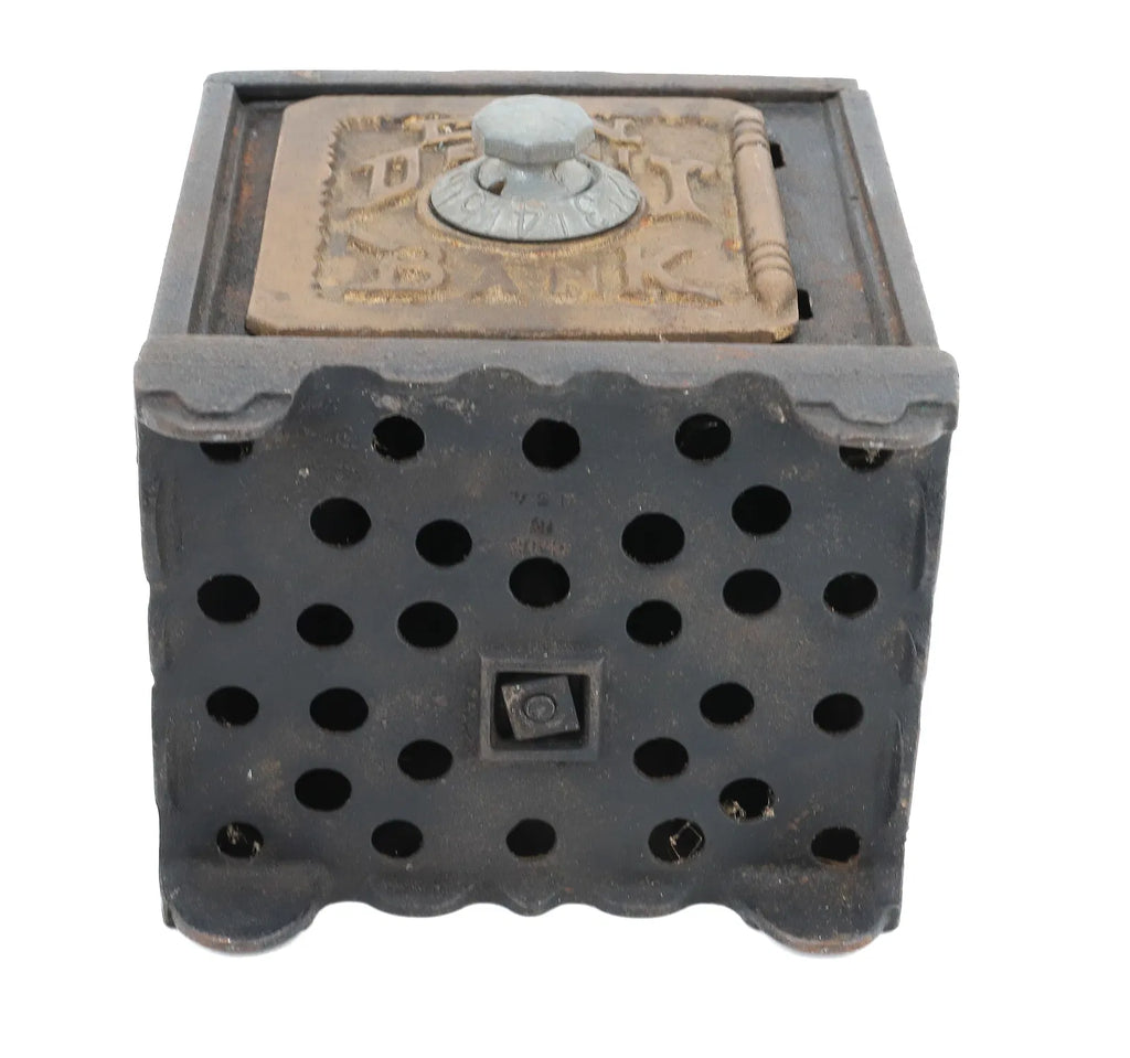 Antique  Iron Coin Depositor Bank