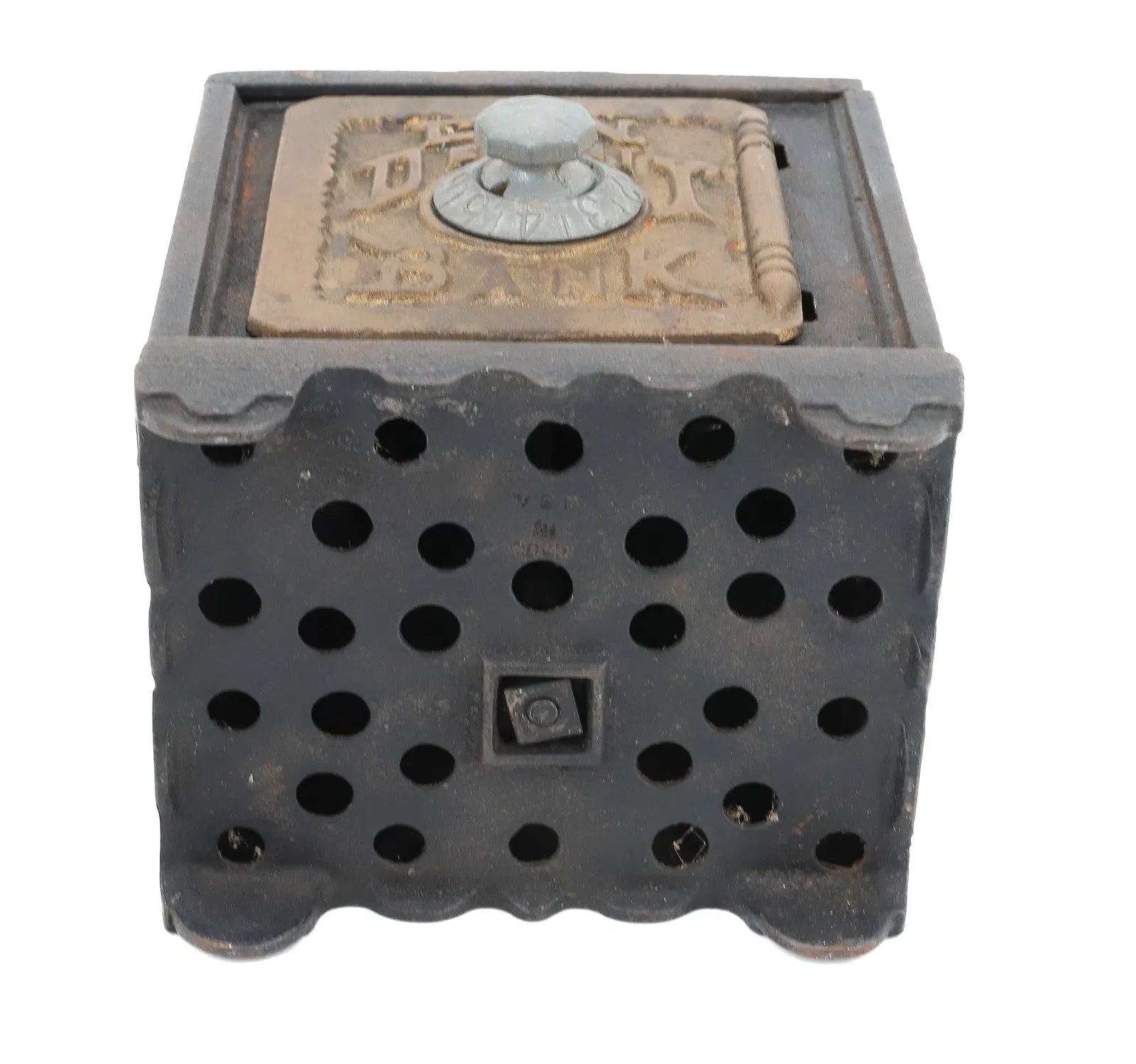 Antique  Iron Coin Depositor Bank