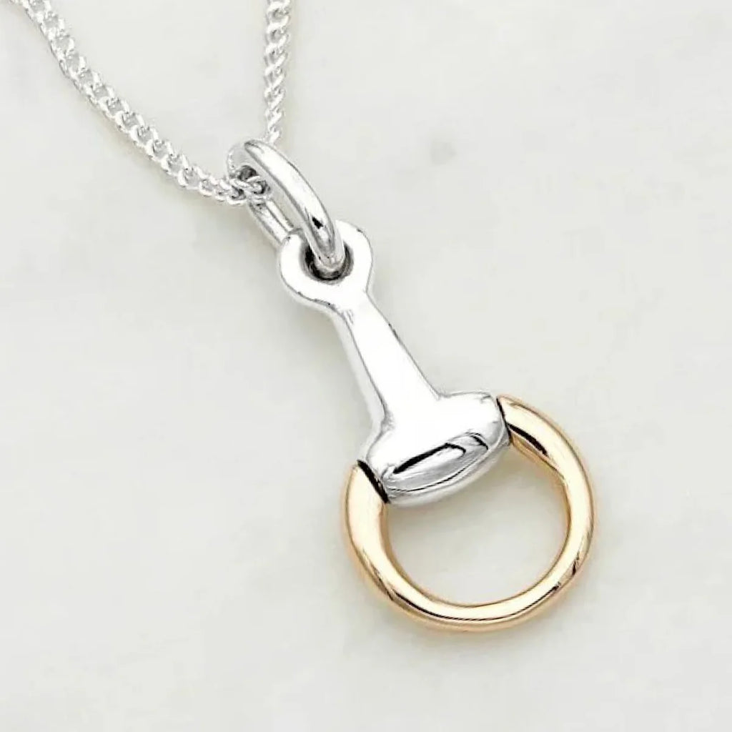 Snaffle Bit Equestrian Necklace