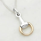 Snaffle Bit Equestrian Necklace