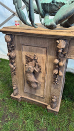 Carved Oak Hunting Buffet, circa 1880