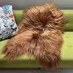 Icelandic Bronze Eco Dyed Sheepskin Large