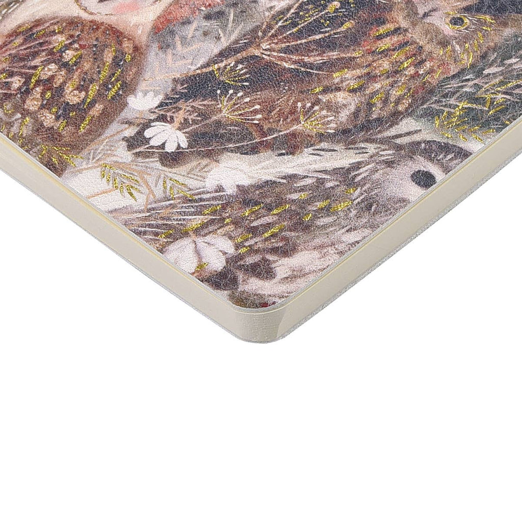 Vegan Leather A6 Passport Notebook - Owls