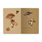 Mushrooms on White Notebook