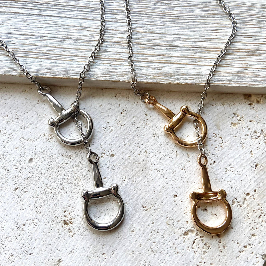 Horse bit necklace