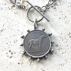 Horse jewelry equestrian necklace derby