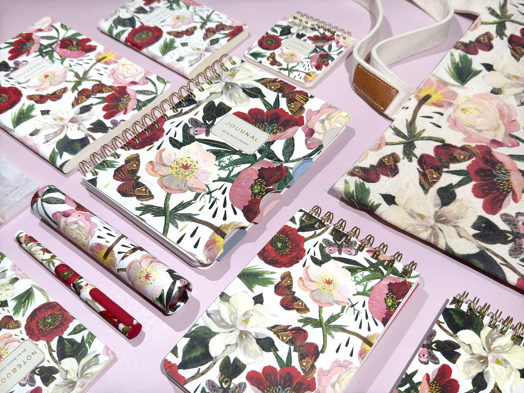 Peonies A6 Passport Notebook