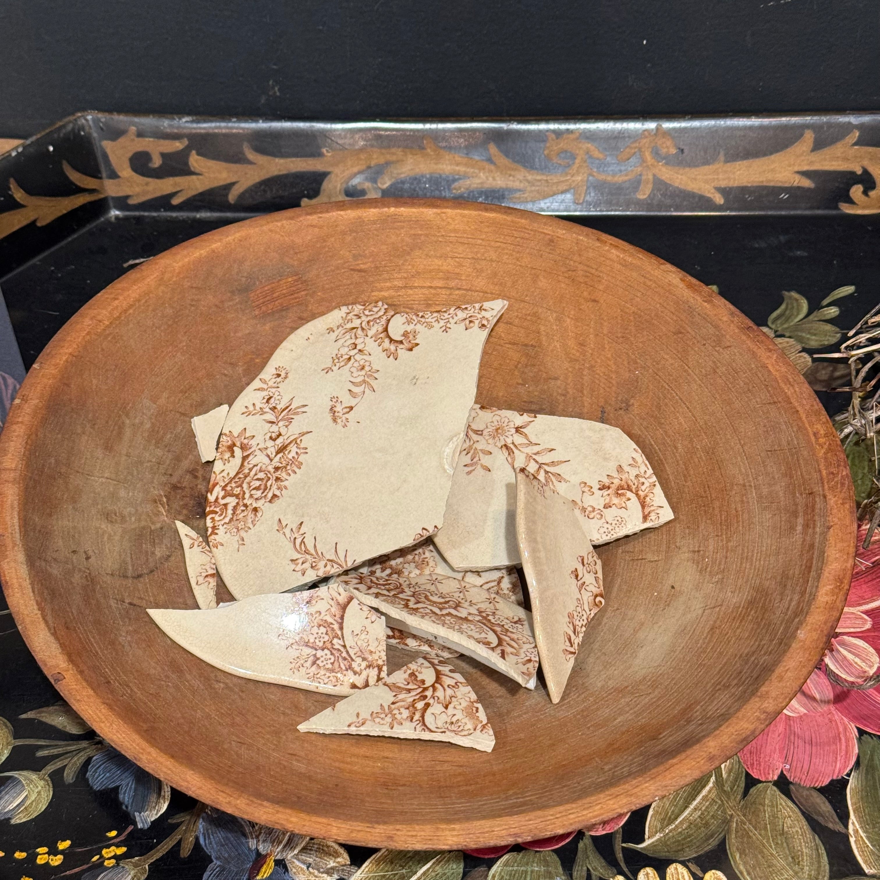 Vintage Munising Wooden Bowl