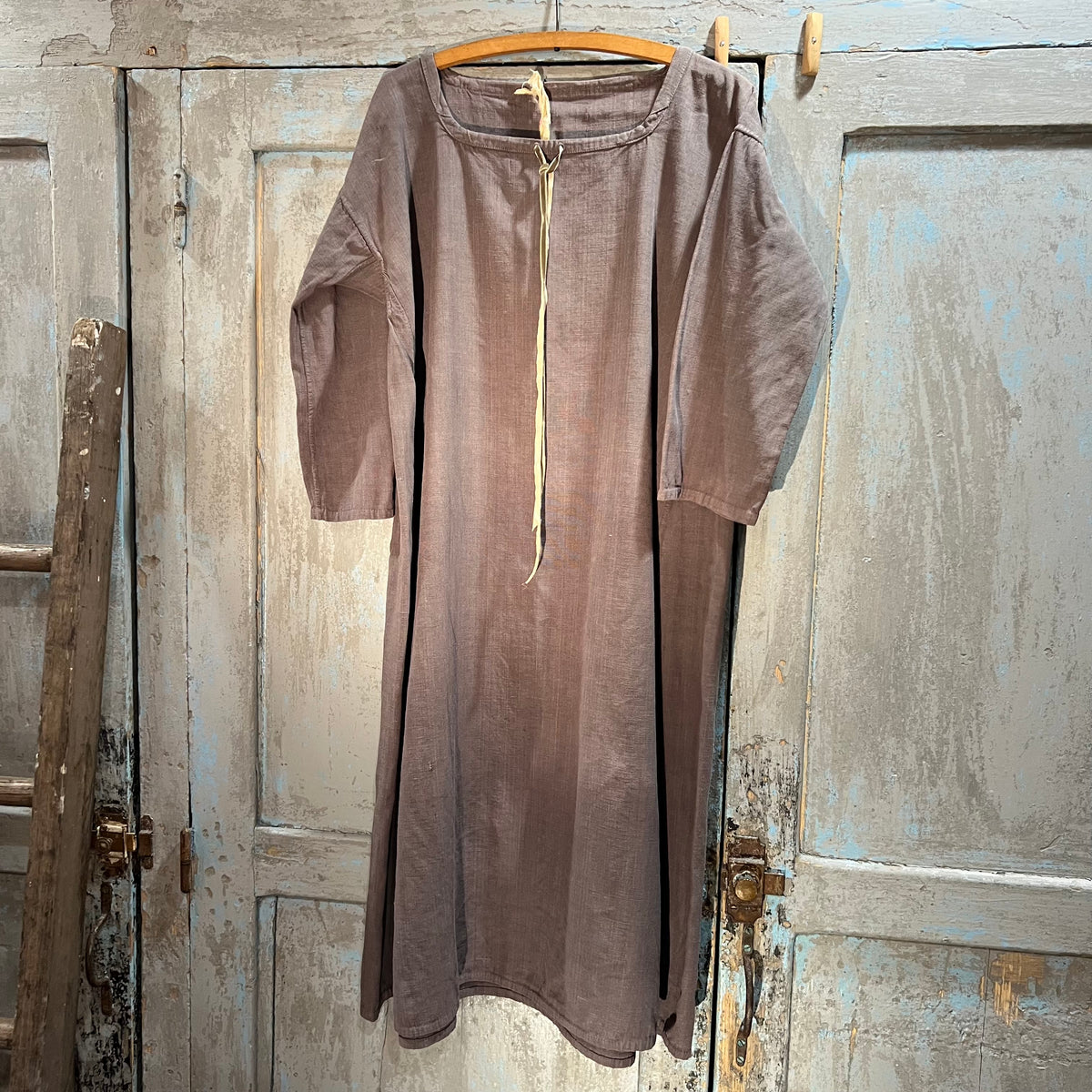 Antique French Chemise, Artist Reworked