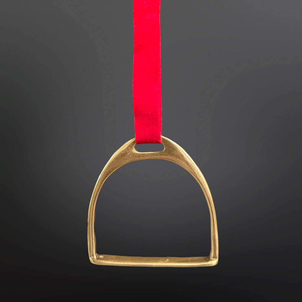 Equestrian Stirrup Iron Christmas Ornament 