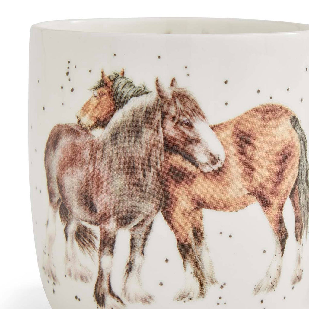 Royal Worcester Rw-Wrendale Designs Horses Mug 11Oz.