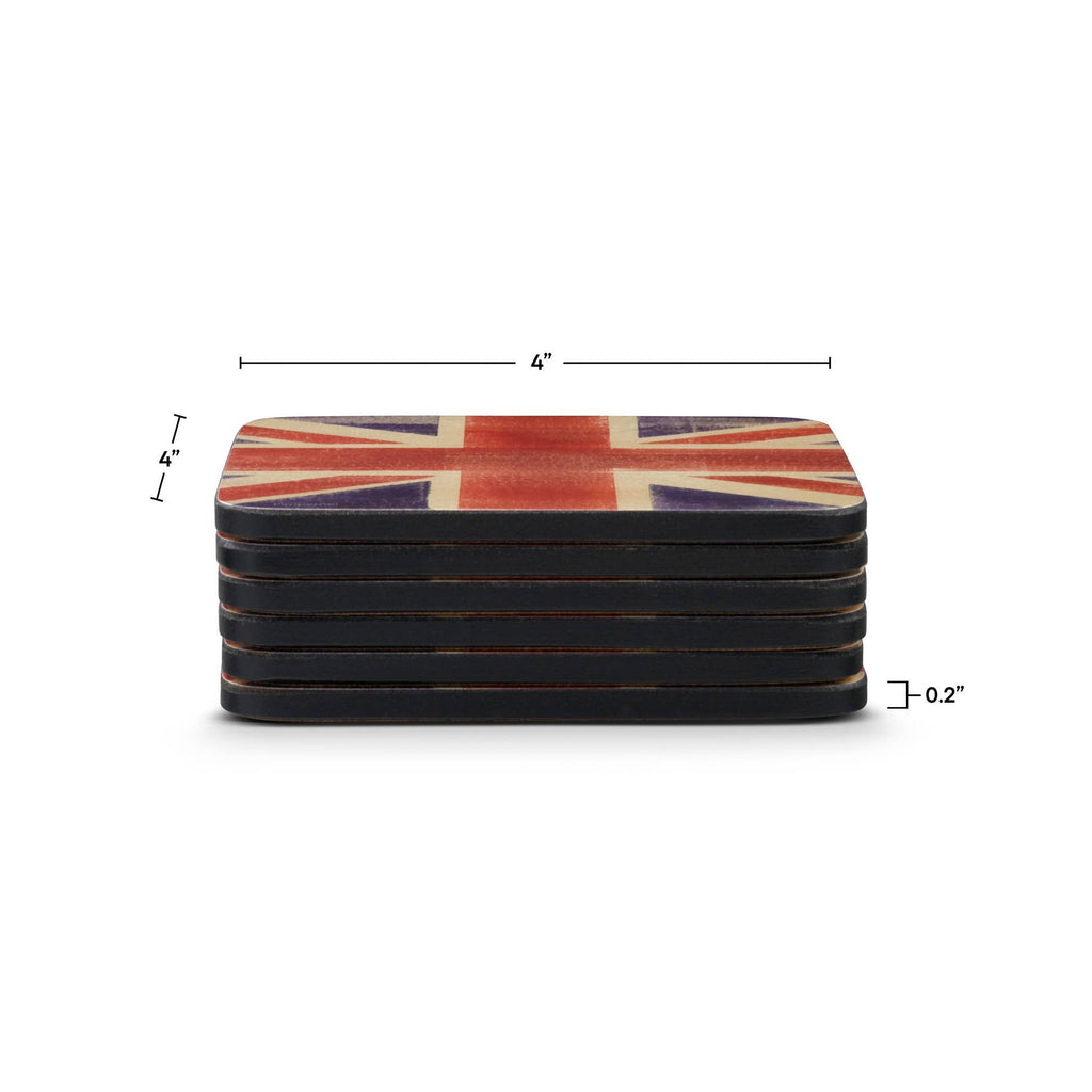 Union Jack Coasters Set of 6