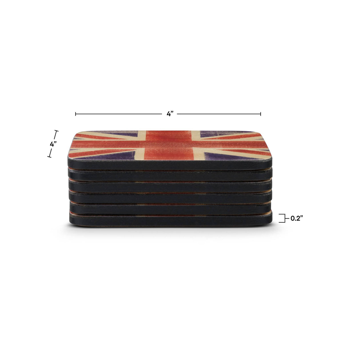 Union Jack Coasters Set of 6