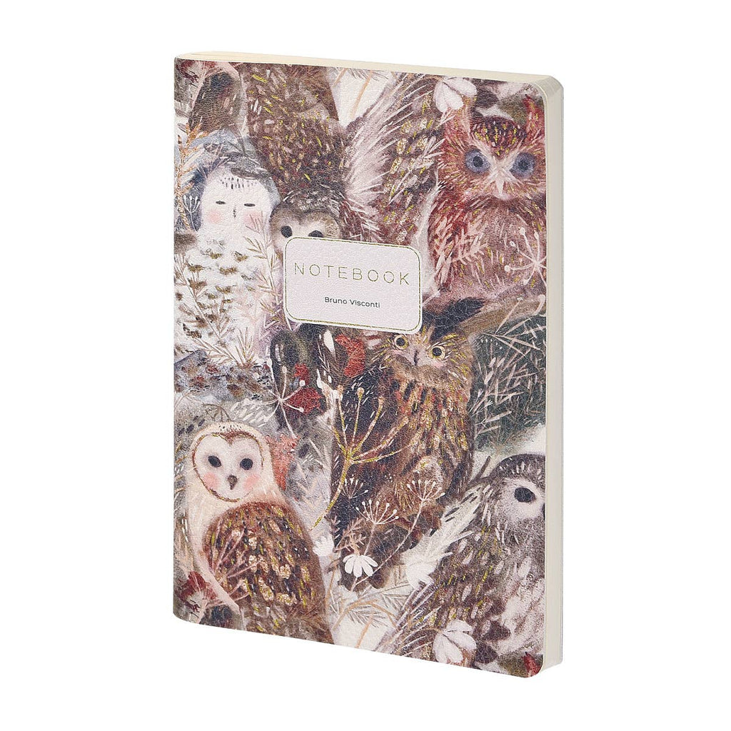 Owls Vegan Leather Notebook