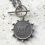 Horse jewelry equestrian necklace derby