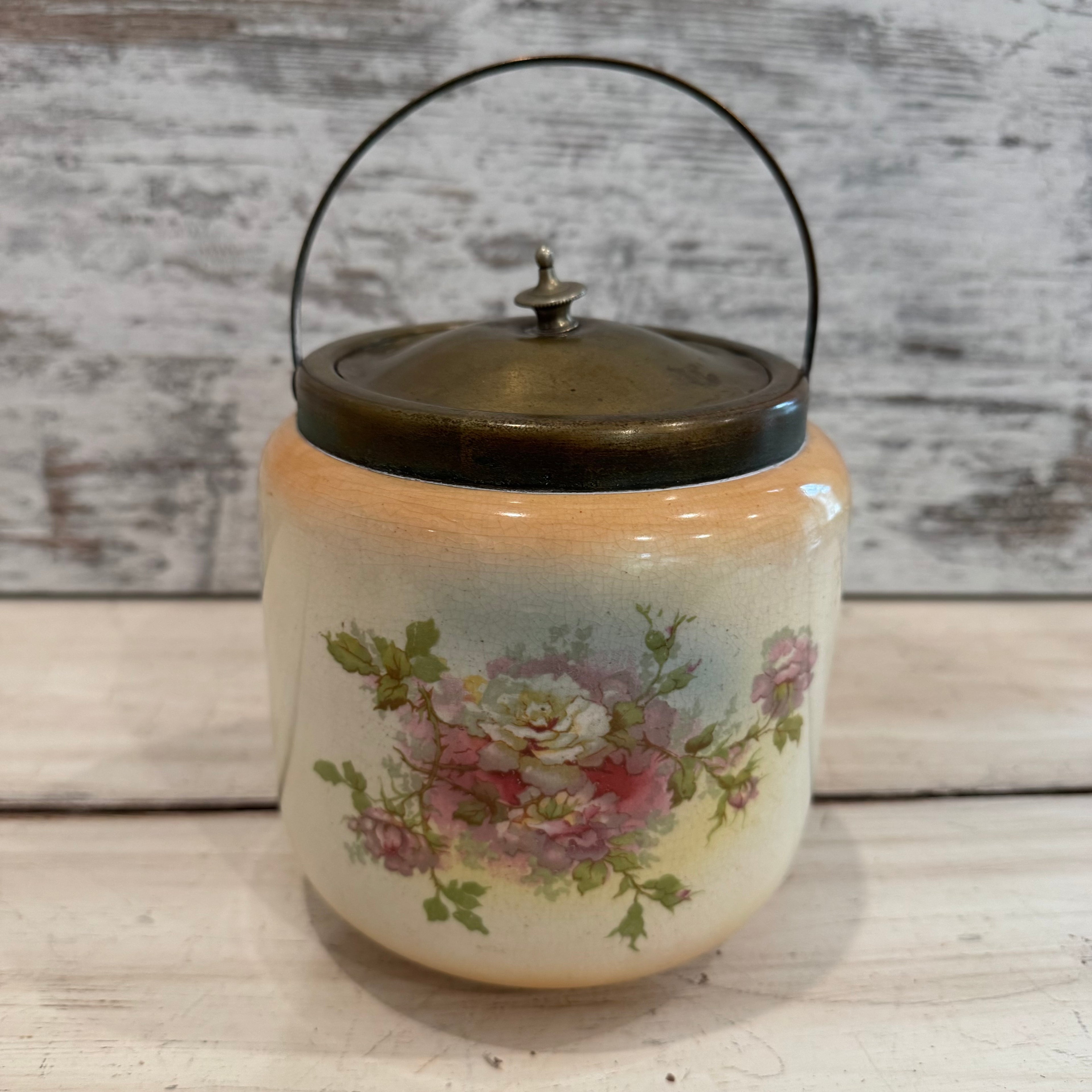 English Peek Frean Biscuit Barrel