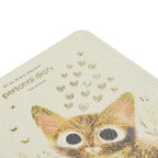 A6 Vegan Leather Daily Planner Planner - Kitten