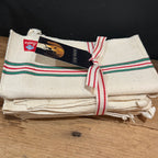 Vintage French New Old Stock Métis Kitchen Torchons – Set of 4 with Original Label – 21.5" x 31"