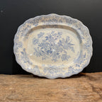 Blue Asiatic Pheasants Transferware Platter