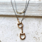Horse bit necklace