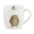 Royal Worcester Wrendale Designs Owl China Mug