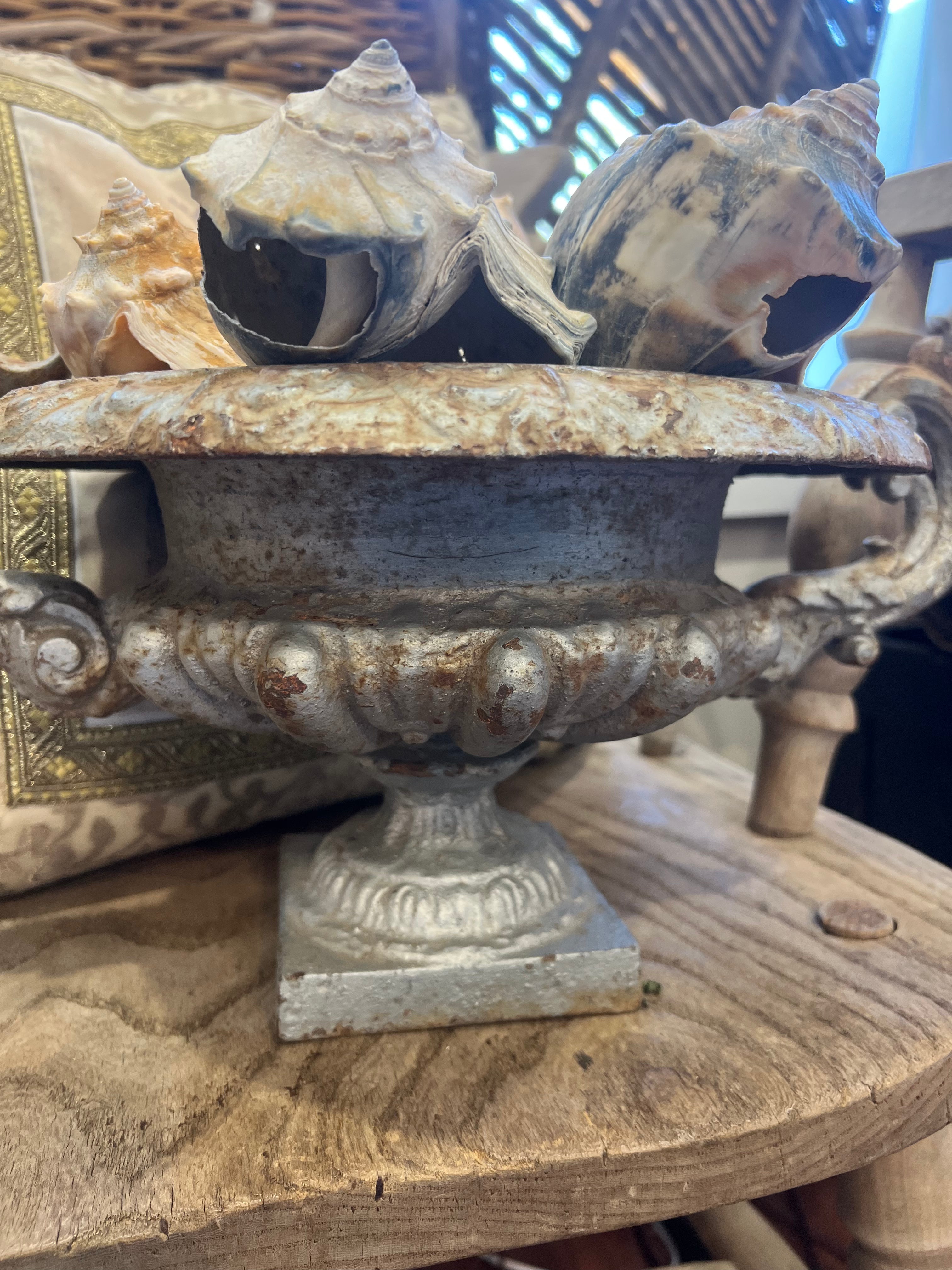 French Cast Iron Garden Urn